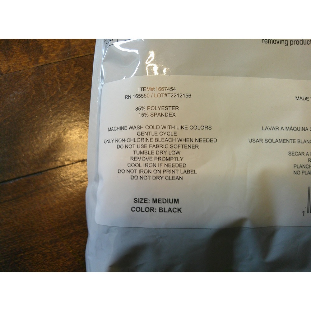 32 Degrees Heat 1/4 Zip Base Layer Top Womens Medium Black New Thermal Mock Neck - Picture 5 of 6